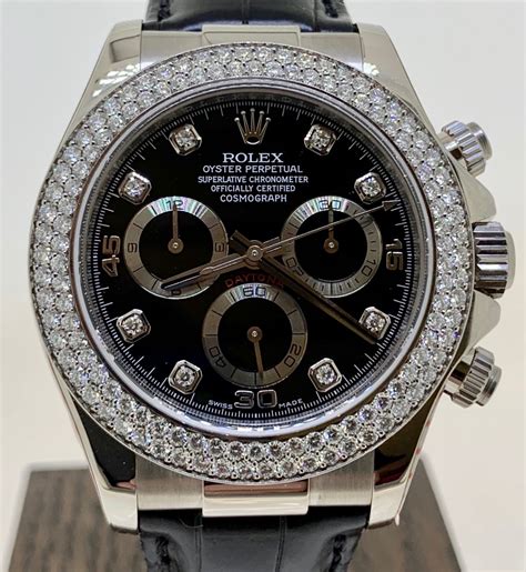 gold rolex daytona diamond dial|Rolex daytona oyster perpetual.